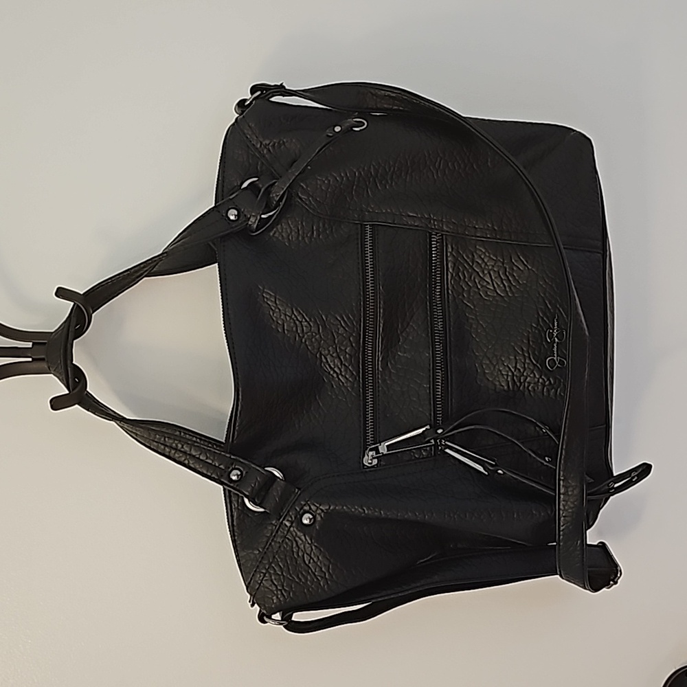 Jessica Simpson Black Convertible Handbag.